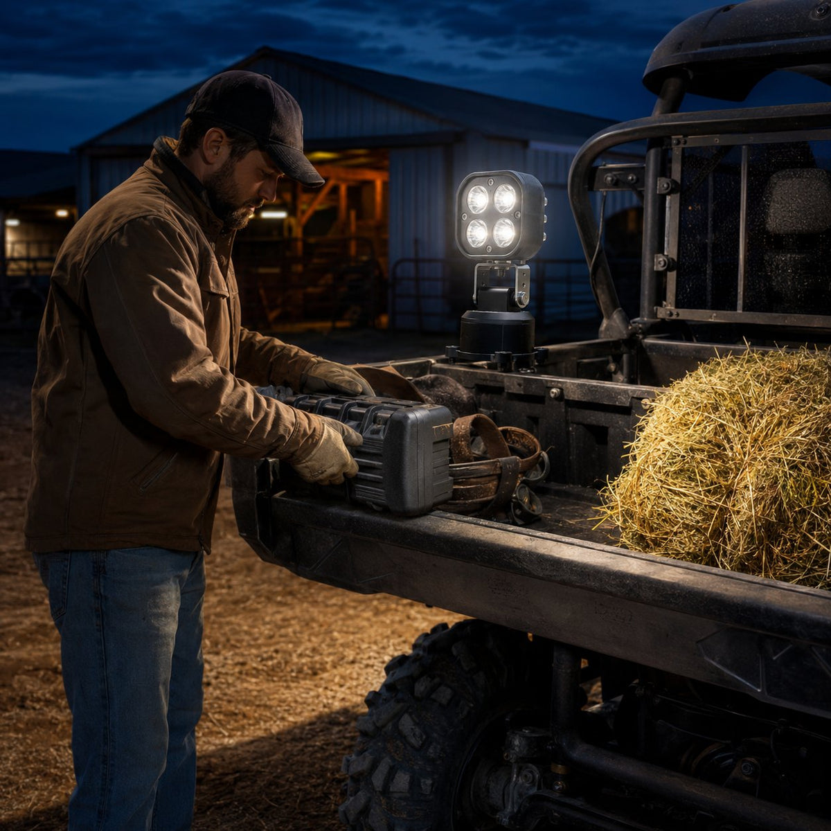 🌙 💡 Omni-Directional 360-degree rotation LED Pod Light