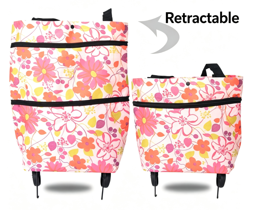 2-in-1 Foldable Shopping Cart