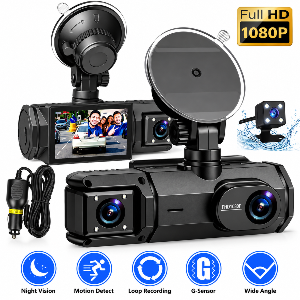 🔥Full View Car Dashcam System(The product does not include a memory card.)