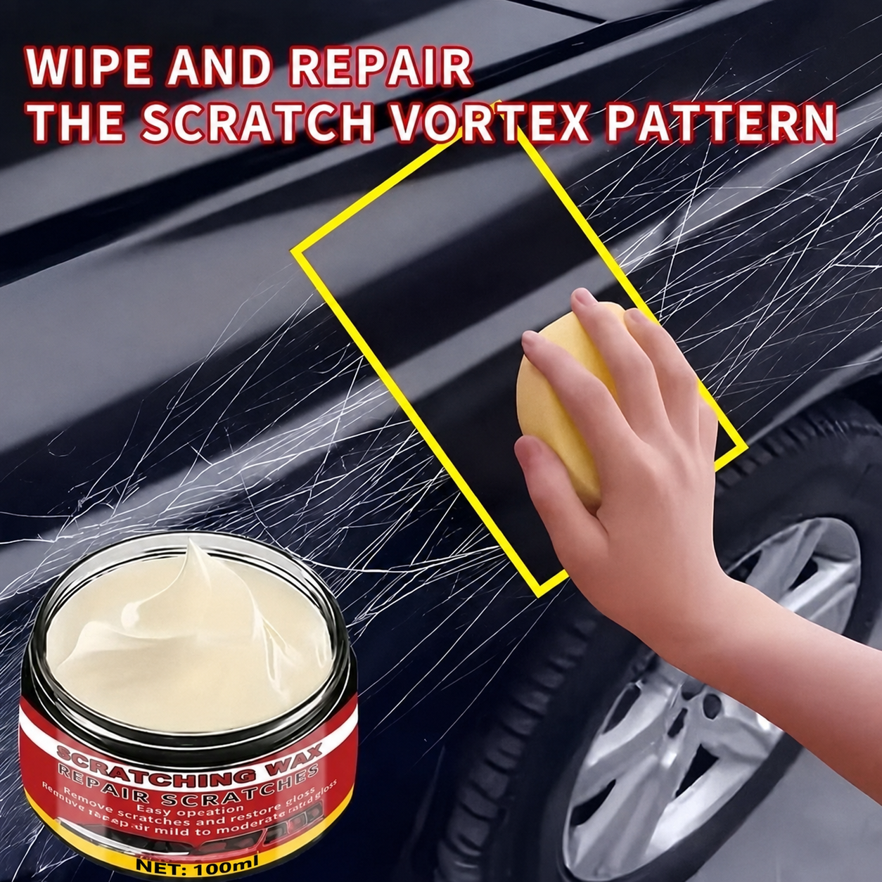 LAST DAY 60% OFF🔥Ultimate Car Scratch Remover Wax🚗