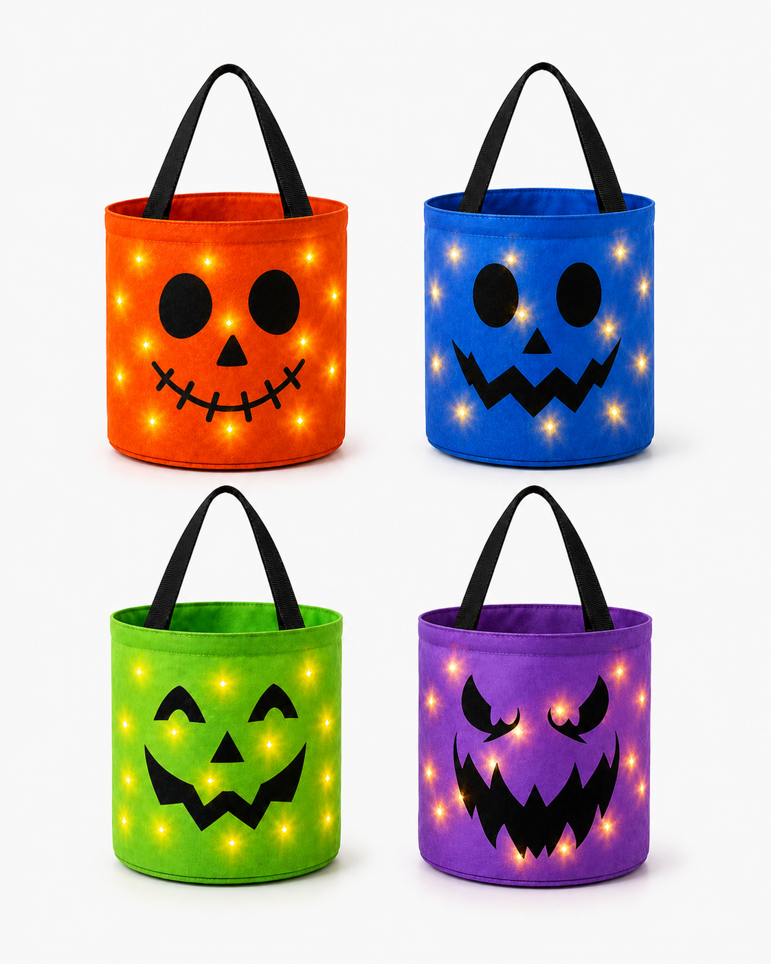 GlowGhoul™ Halloween Candy Buckets