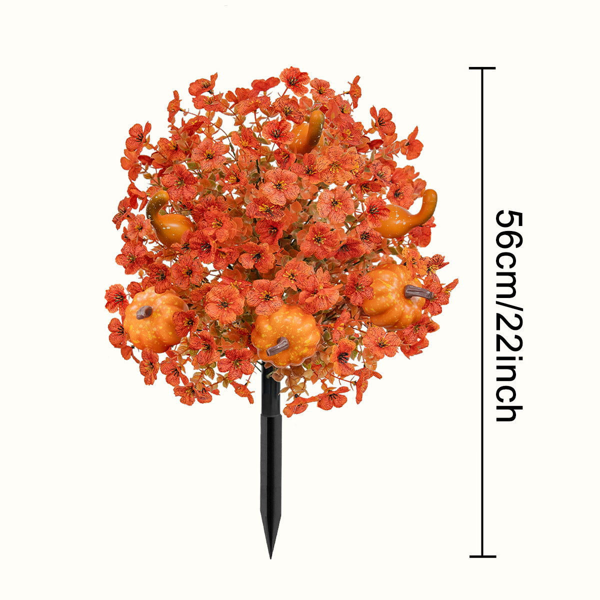 đĽ Artificial Fall Pumpkin Tree Stakes