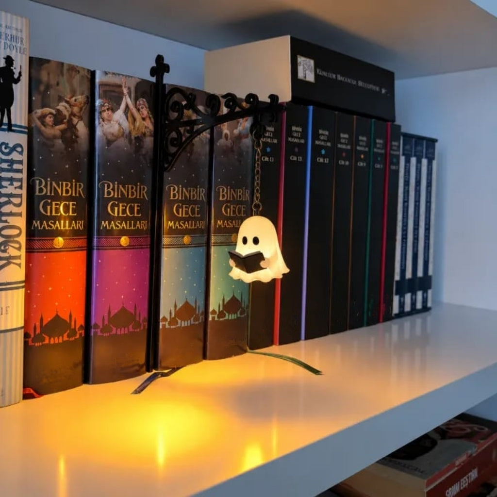 👻 Summer Halloween 🔥 New Arrivals - Ghost Bookshelf Lantern