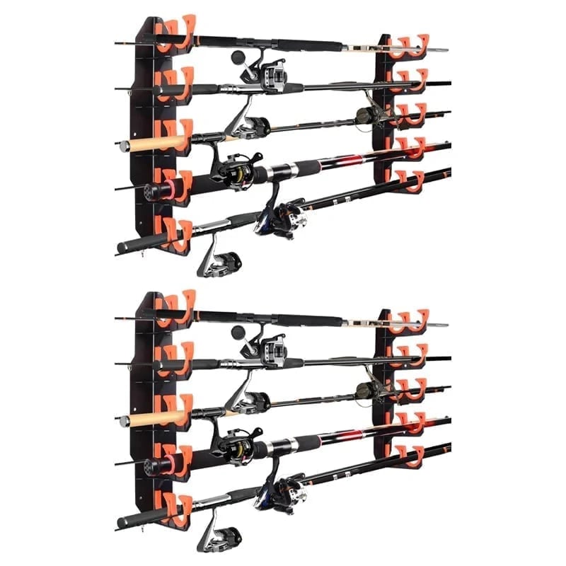 Wall & Ceiling Mounted Fishing Rod Rack – Space-Saving Storage for Rods & Combos 🎣🔩