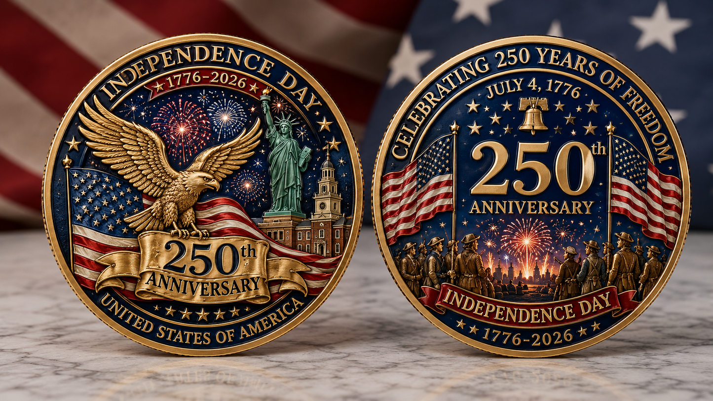 America 250th Anniversary Commemorative Coin
