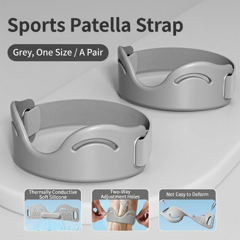 🔥Promotion 50% OFF🔥Silicone Knee Patella Strap – Shock-Absorbing & Breathable Support🦵