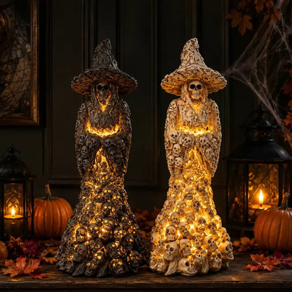 🔥💀 THE GLOWING SKULL WITCH THAT COMES ALIVE AFTER DARK