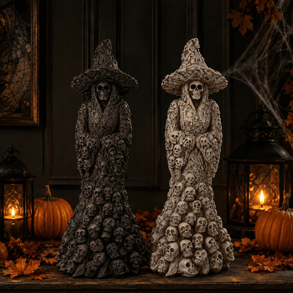🔥💀 THE GLOWING SKULL WITCH THAT COMES ALIVE AFTER DARK