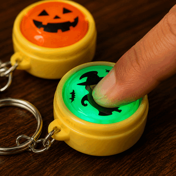 🎃HALLOWEEN PRESS & CLICK KEYCHAIN