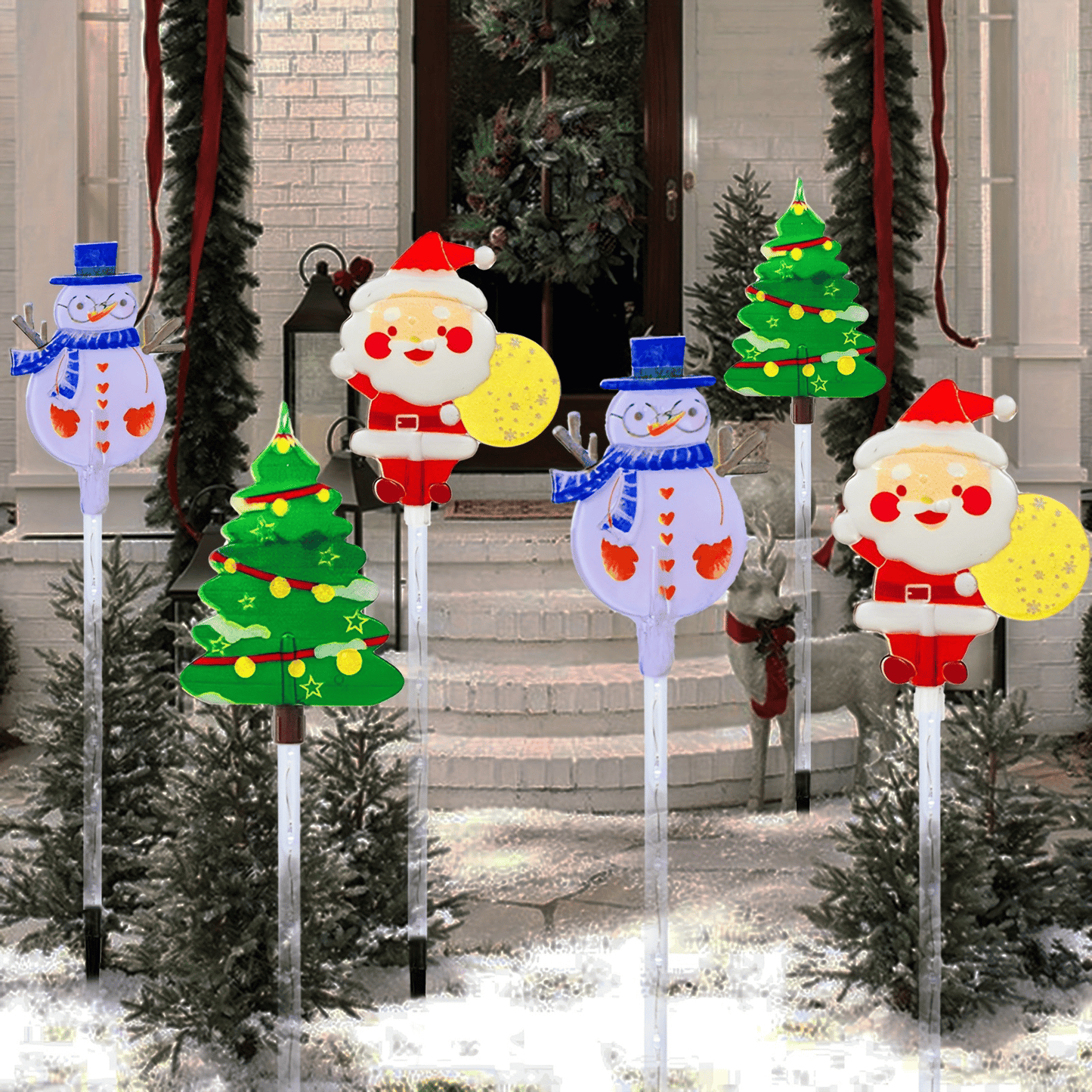 🎄🎁6-pack of moving Christmas lights