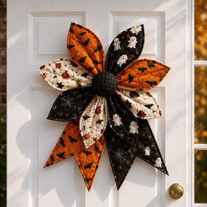 🎀 DIY Oversized Quilted Bow Sewing Kit – 23–25 in Seasonal Door Décor