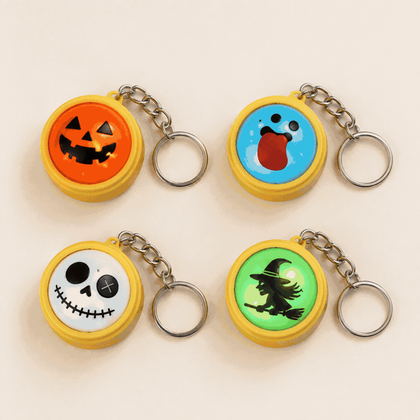 🎃HALLOWEEN PRESS & CLICK KEYCHAIN