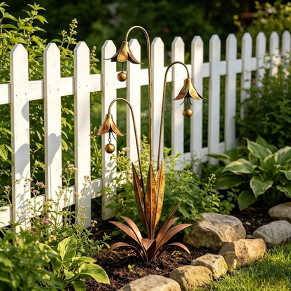 🔥 Limited-Time Offer! Blue Bellflower Garden Stakes – A Charming Melody for Your Outdoor Space