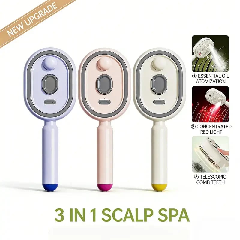 🔥LAST DAY 49% OFF🔥-Electric Spray Air Cushion Massage Comb