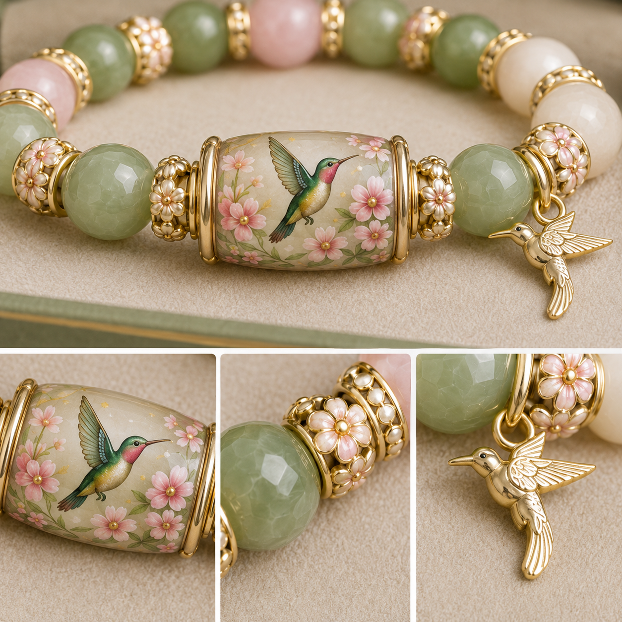 🐦 Love, Peace & Spring Blessings 💖 | 2026 Limited Edition Handmade Bracelet