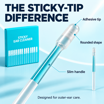 ✨ Sticky Ear Cleaning Sticks – Simple Outer-Ear Care, One Fresh Stick at a Time | 24-Pack
