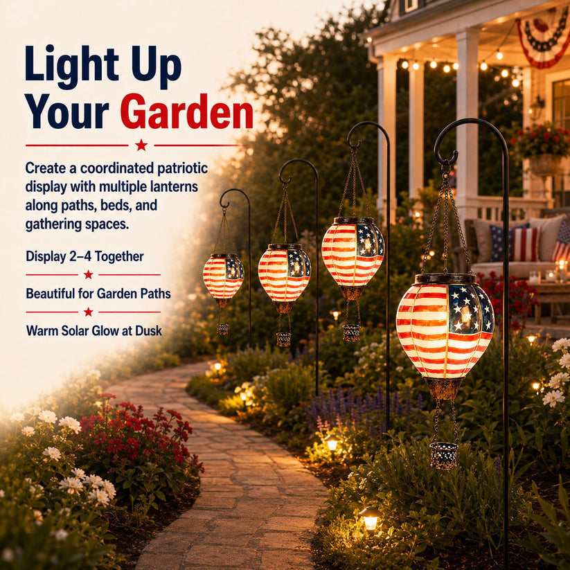 ✨Day Sale 50% OFF🗽250th anniversary solar hot air balloon lantern🦅