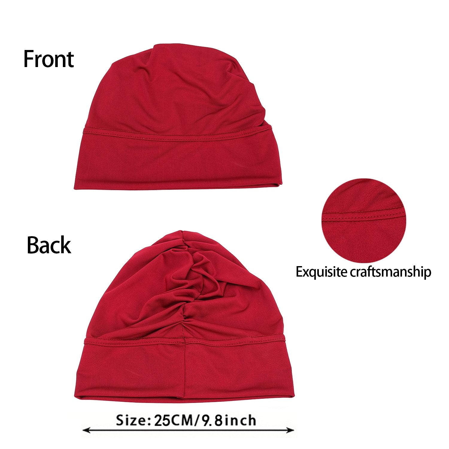 🔥Last Day 49% OFF⏰Soft Stretch Turban Cap for Women