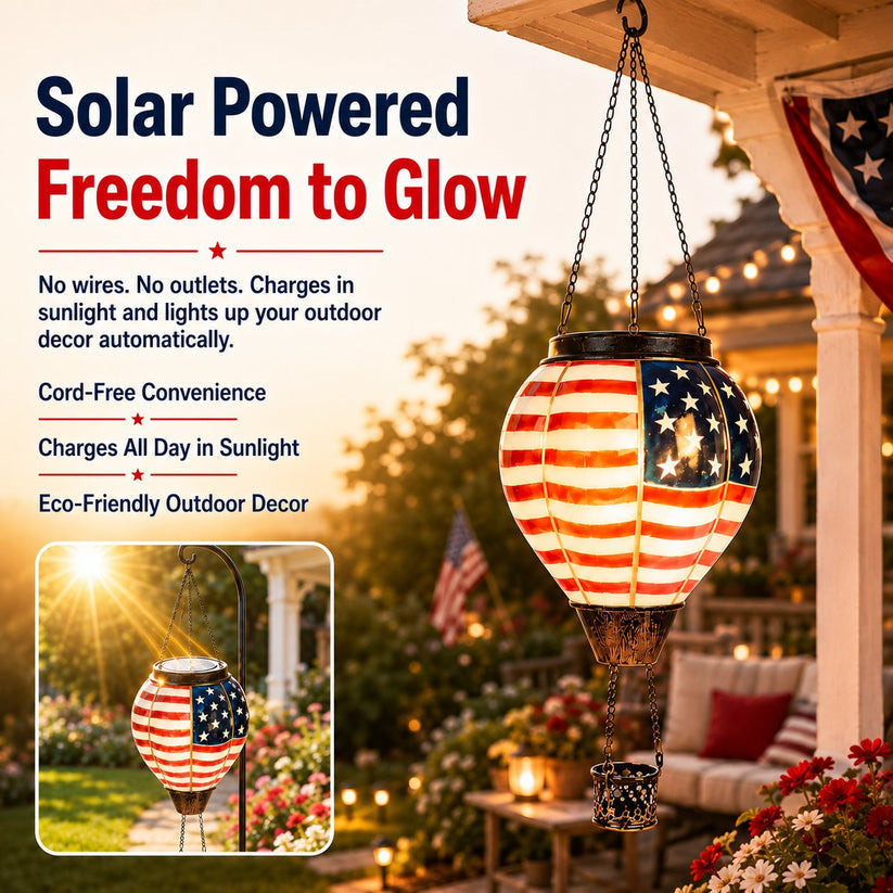 ✨Day Sale 50% OFF🗽250th anniversary solar hot air balloon lantern🦅