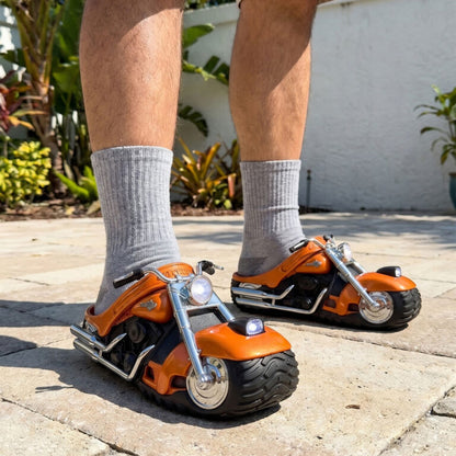 🏍️ Motorcycle Slippers – Ride At Home