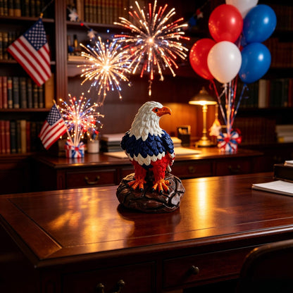 ⚡️Independence Day 49% OFF🦅🌙U.S. 250th Eagle Stained Glass Table Lamp✨