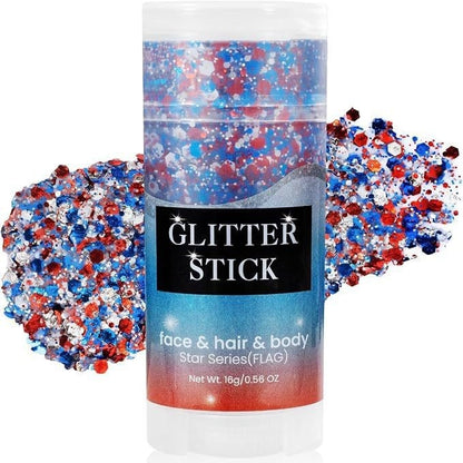 🎉🎉🎉🇺🇸 Star-Spangled Patriotic Glitter Stick