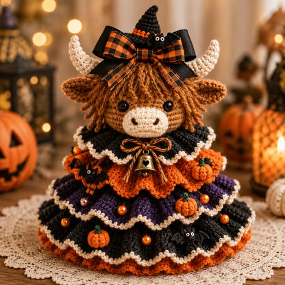 🎃 Halloween Crochet DIY Kit – Create Your Own Spooky Tabletop Decor
