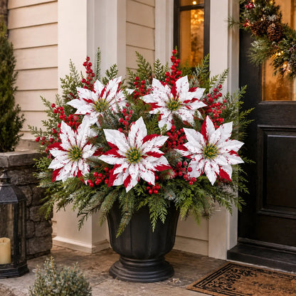 ❄️Last Day 50% OFF🔥Christmas Poinsettia Planter Inserts