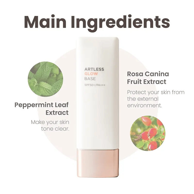 🌈💖Artless Glow Base – Your All-in-One Miracle Primer with SPF 50+ PA++++
