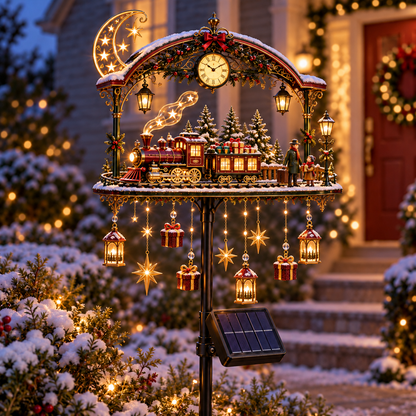 📮 North Pole Wishes Solar Mailbox Light – ✨ A Cascade of Christmas Letters to Light Up Your Garden 🎄