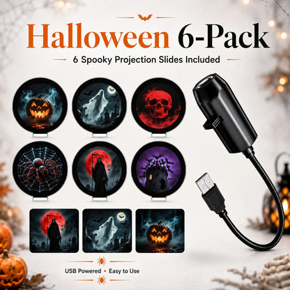 🎄👻✨60,000+ Sold — Plug & Play HD Holiday Projector for Christmas & Halloween Decor