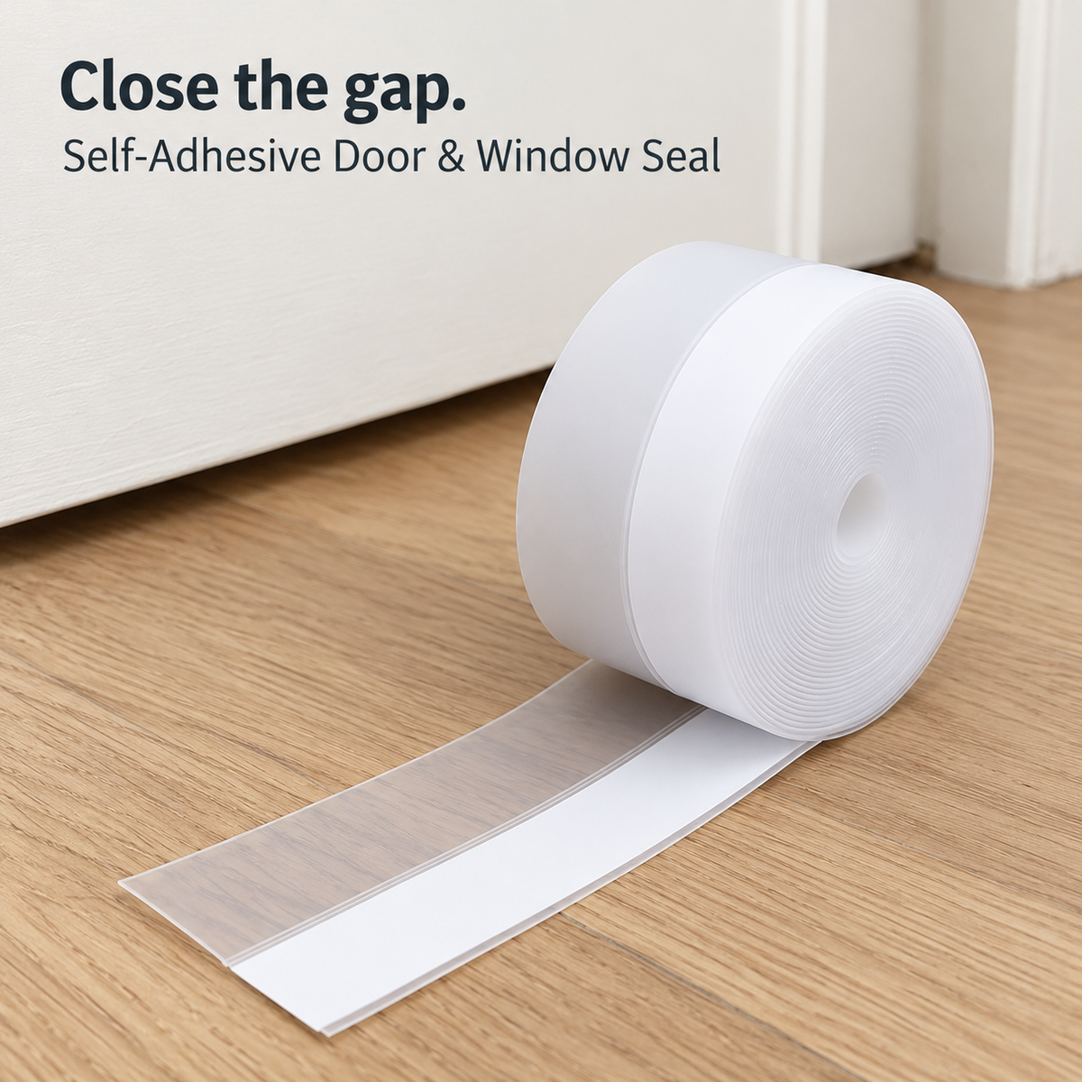 🌡️ 2026 Hot Sale🥳50k+ Sold! 💝self-adhesive Weather Stripping – Wind-proof, Insulates & Easy To Apply 🏠
