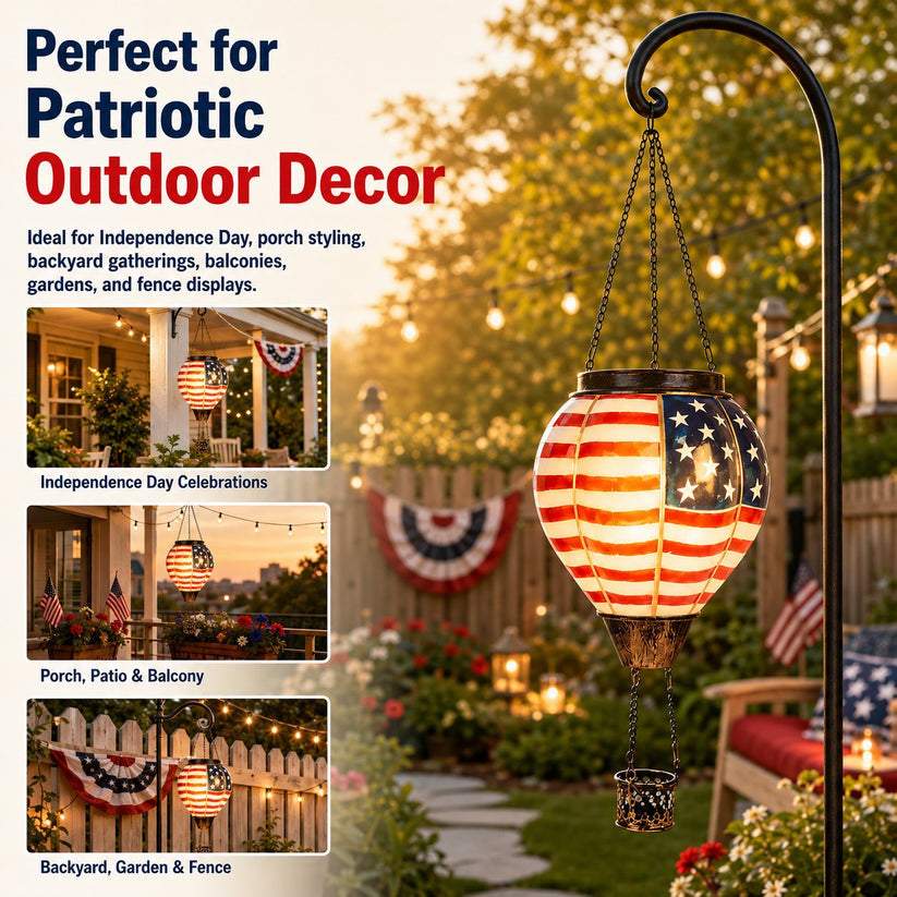 ✨Day Sale 50% OFF🗽250th anniversary solar hot air balloon lantern🦅