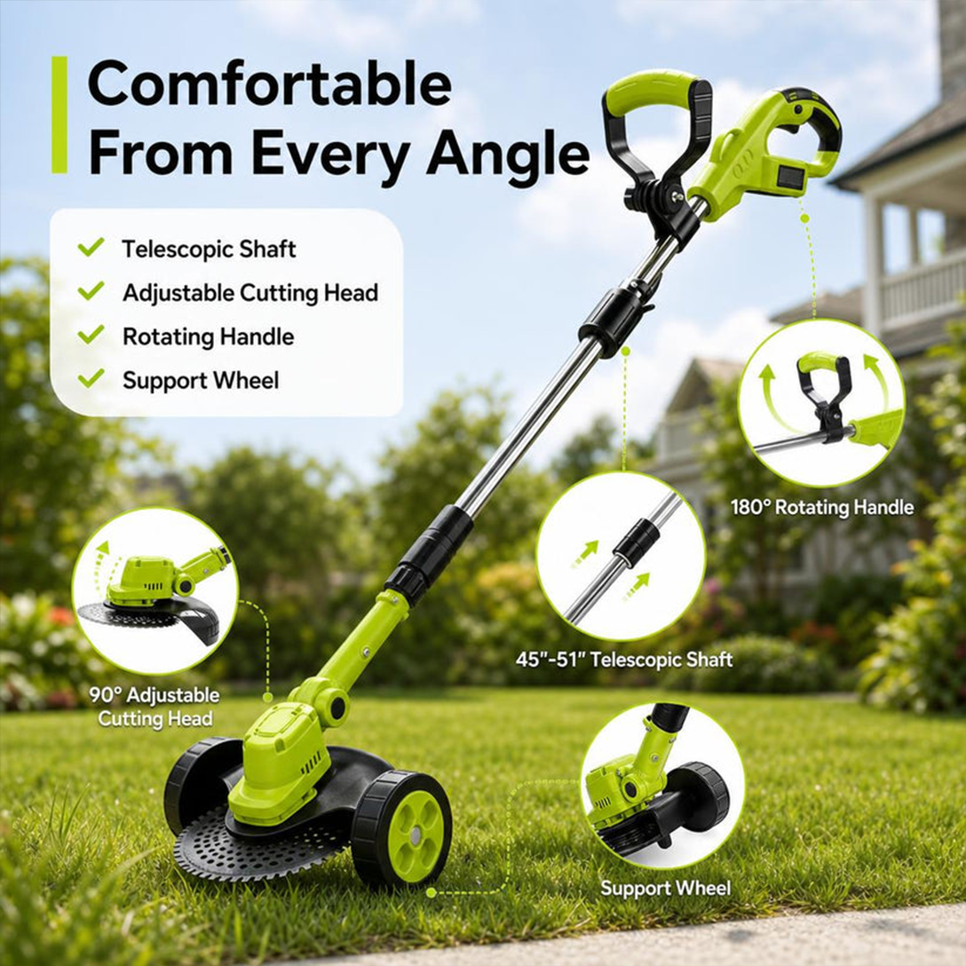 🌿60% OFF TODAY⚡ 3-in-1 Cordless Grass Trimmer