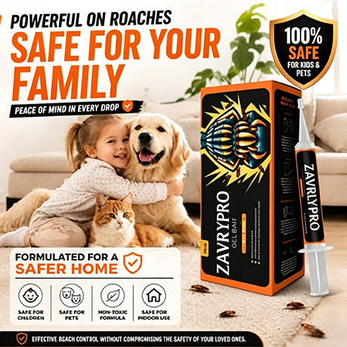 🔥Limited-Time Offer – Save 49% Today🔥ZAVRLYPRO Cockroach Gel Bait (New Upgraded Formula)