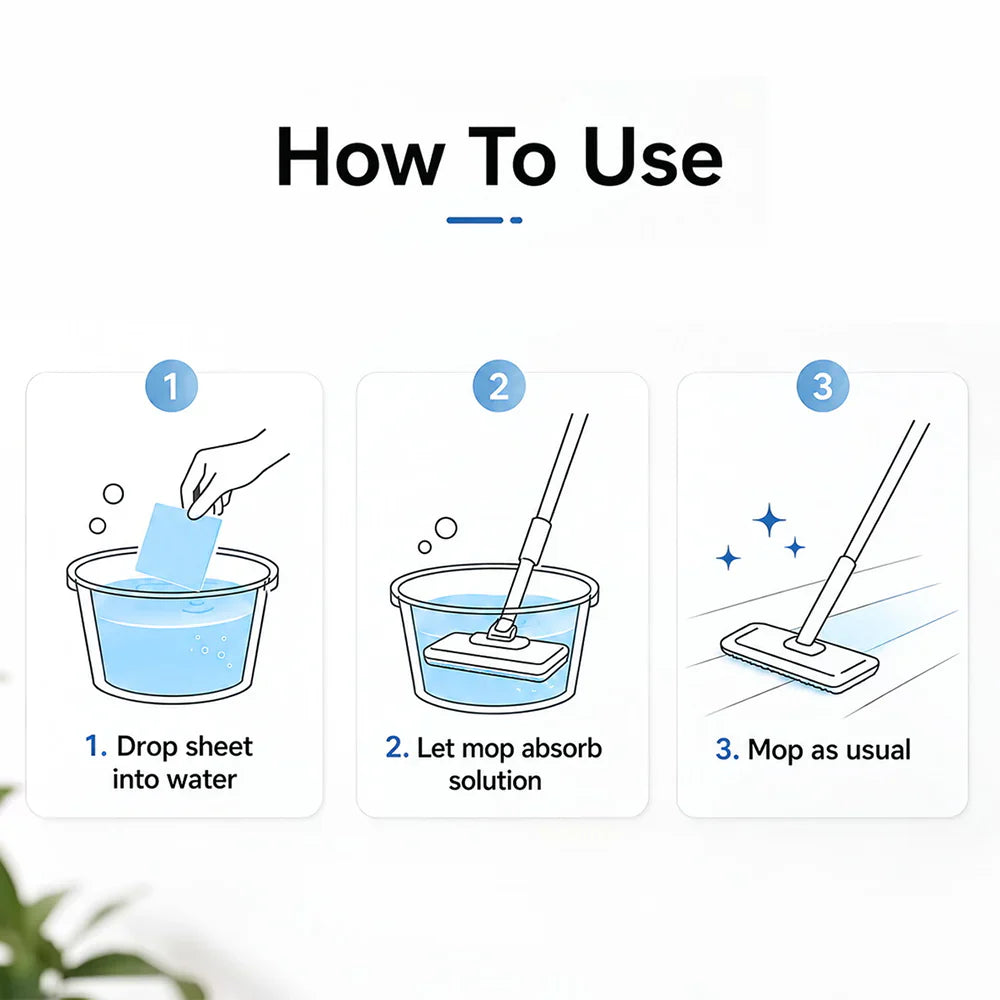 Powerful Multi-Surface Floor Cleaning Tablets