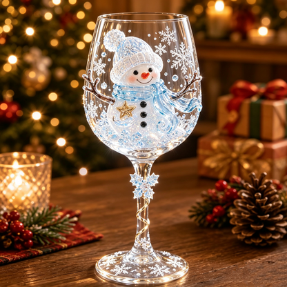 🎄Last day 50% OFF🎁Christmas 3D Wine Glass Collection Gift Box Set✨