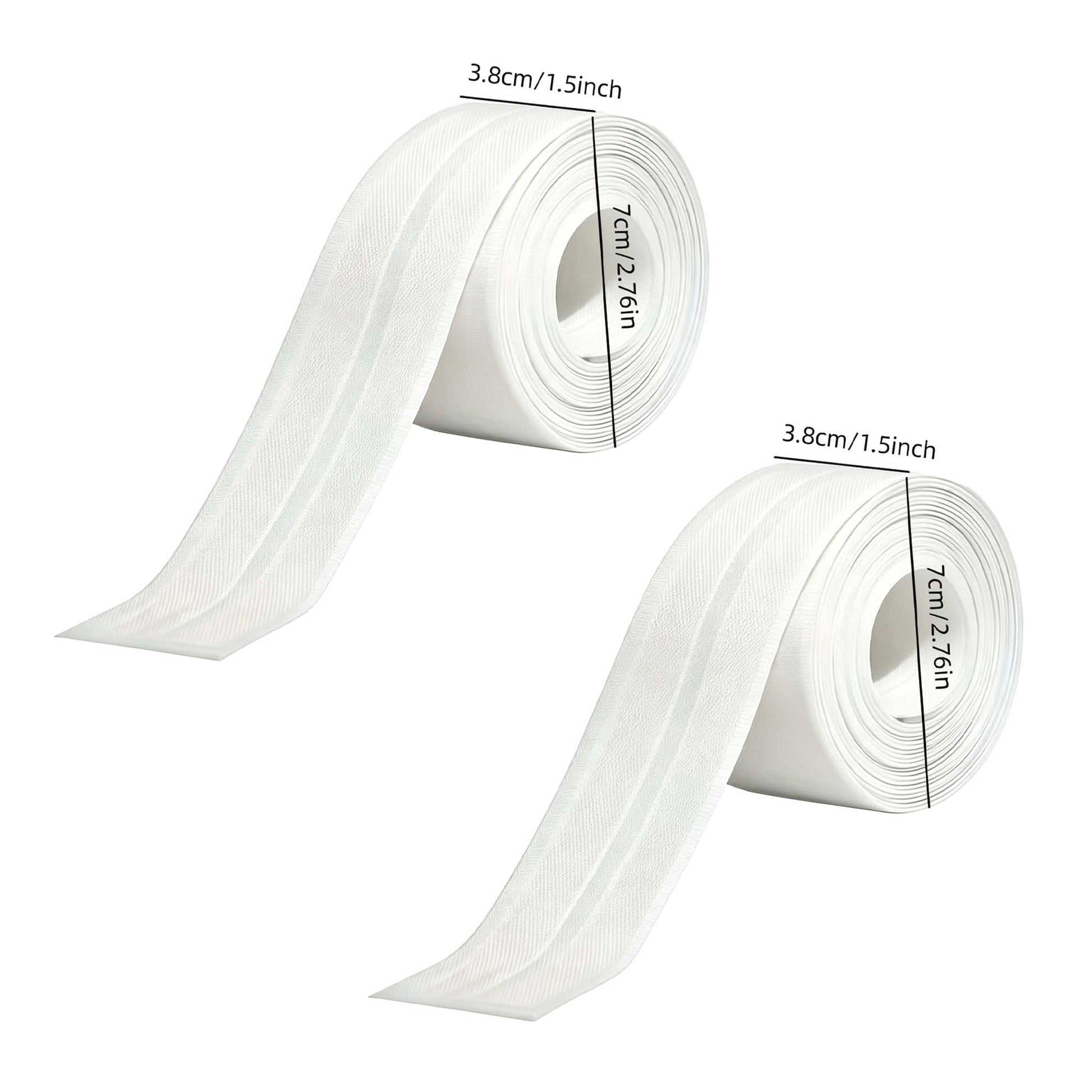 🚰 Self-Adhesive White Caulk Tape – PE Waterproof Sealant Strip, 5M Length, Strong Adhesion, Easy-to-Apply for Bathroom & Kitchen Edge Protection