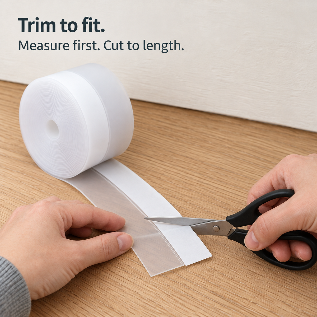 🌡️ 2026 Hot Sale🥳50k+ Sold! 💝self-adhesive Weather Stripping – Wind-proof, Insulates & Easy To Apply 🏠