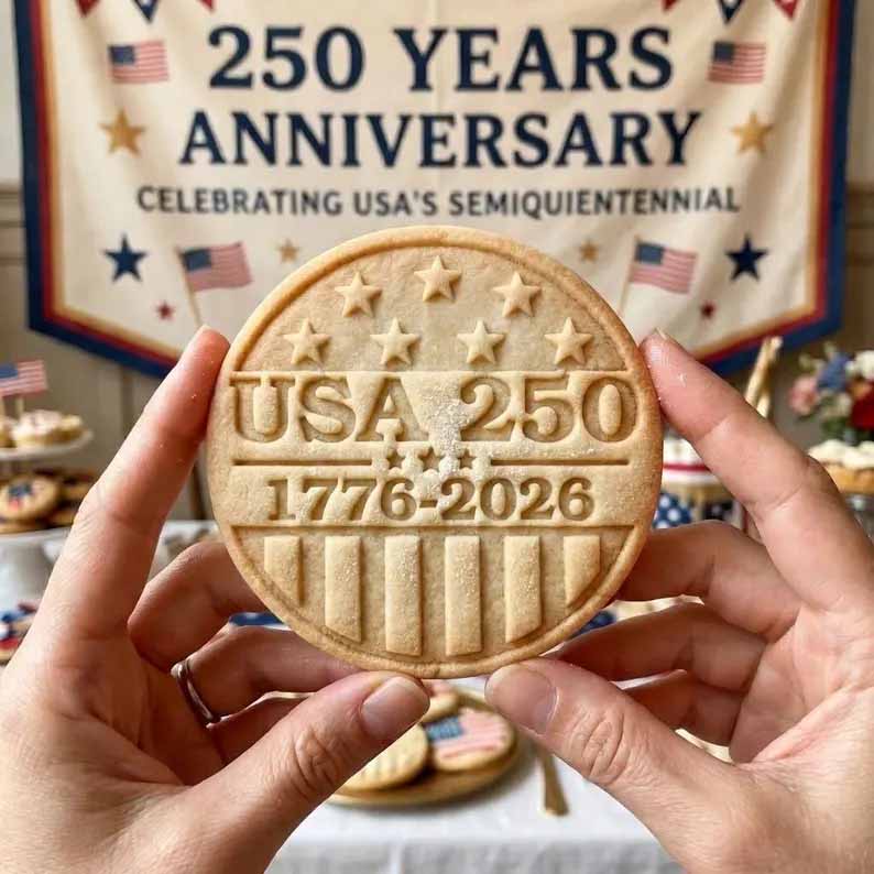 🎁Last Day 60% OFF - 1776–2026 USA 250th Anniversary Cookie Stamp