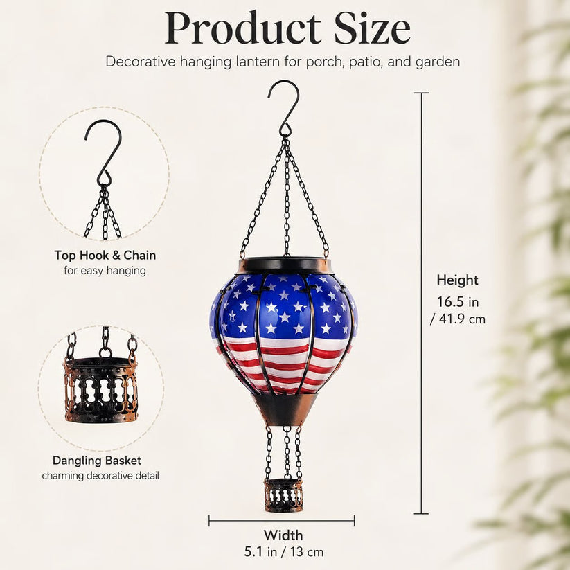 ✨Day Sale 50% OFF🗽250th anniversary solar hot air balloon lantern🦅
