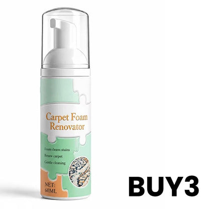 Waterless Carpet Foam Stain Remover with Towel
