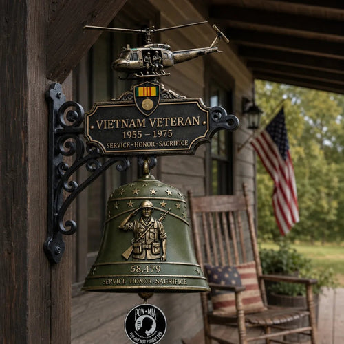 🔥LAST DAY 50% OFF - 🥇 -Vietnam Veteran Tribute Wall Bell