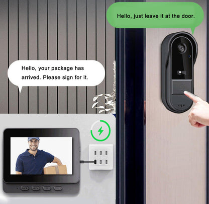 💥X8 WiFi-Free Video Doorbell Kit