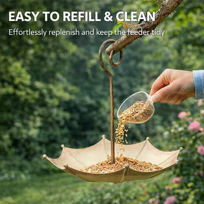 🐦49% OFF🐦Mini Umbrella Bird Feeder — Whimsical Garden Charm