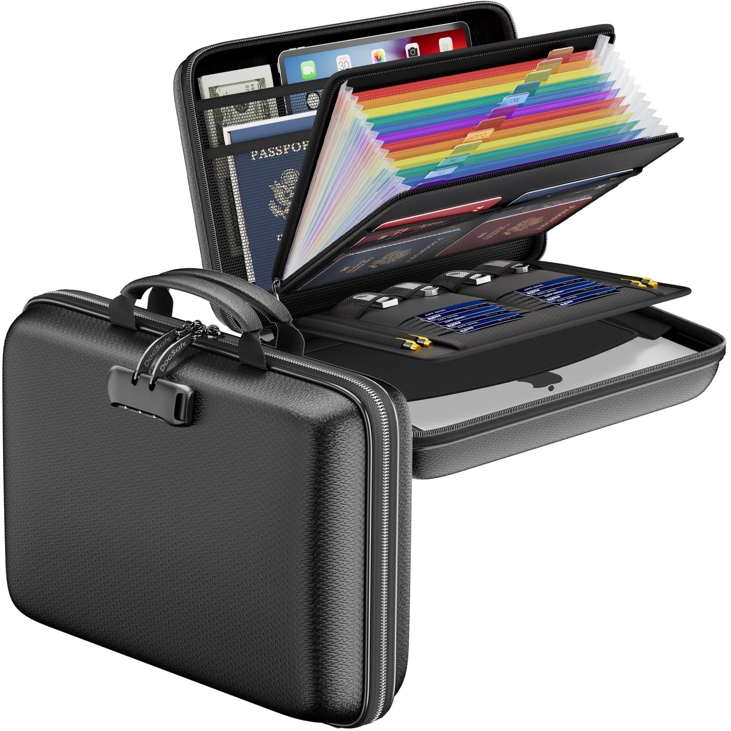 Fireproof File Organizer with Lock