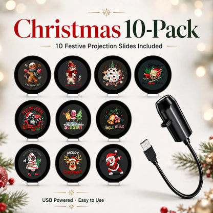 🎄👻✨60,000+ Sold — Plug & Play HD Holiday Projector for Christmas & Halloween Decor