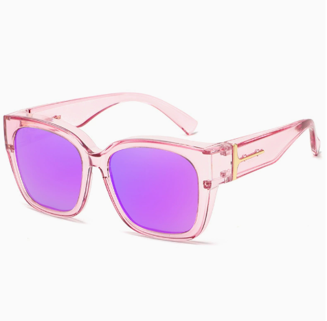 🕶️ Polarized Fit Over Sunglasses for Women – UV400 Protection Floral Frame Wear Over Prescription Glasses