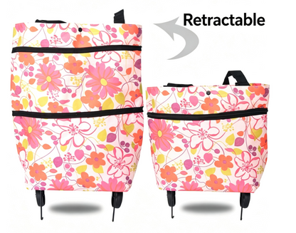 2-in-1 Foldable Shopping Cart