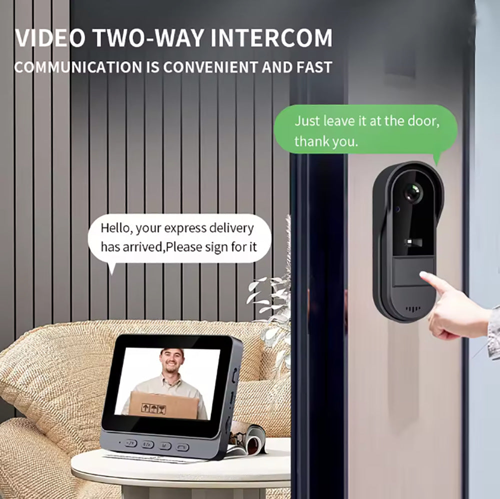 💥X8 WiFi-Free Video Doorbell Kit